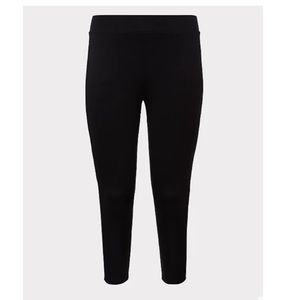 CROP SLIM FIX PREMIUM LEGGING - BLACK